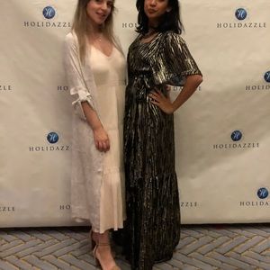 ZARA Knit Dress with Lace Detail